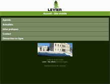 Tablet Screenshot of levier.fr